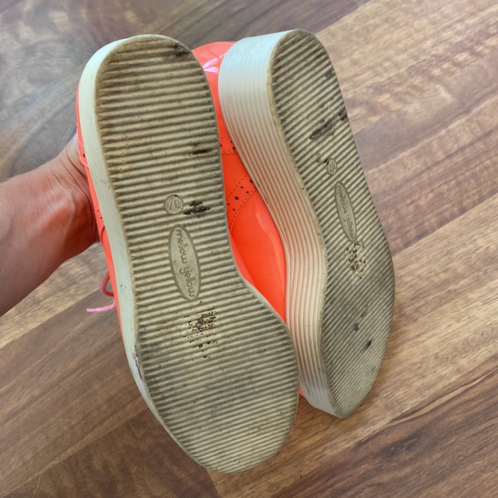 Melli yellow neon platform shoes size 37/7 - Picture 3 of 4